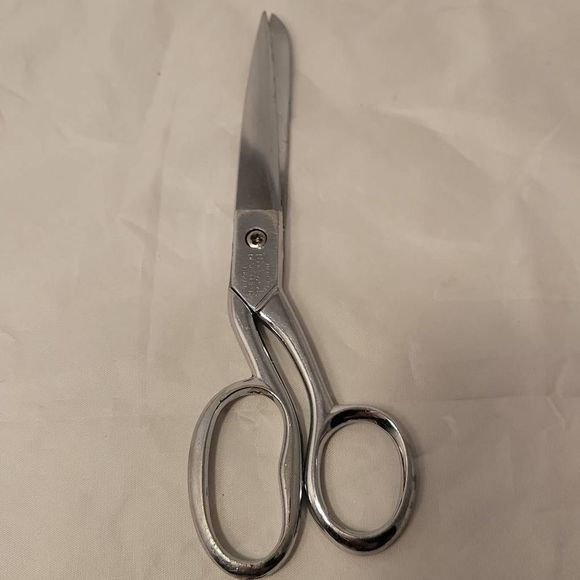 Vintage Richards Of Sheffield England Sewing Scissors Shears Speedway Chrome  6" - Picture 4 of 10